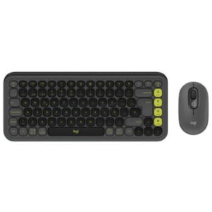 Teclado y Mouse Logitech POP – Inalambrico – Negro