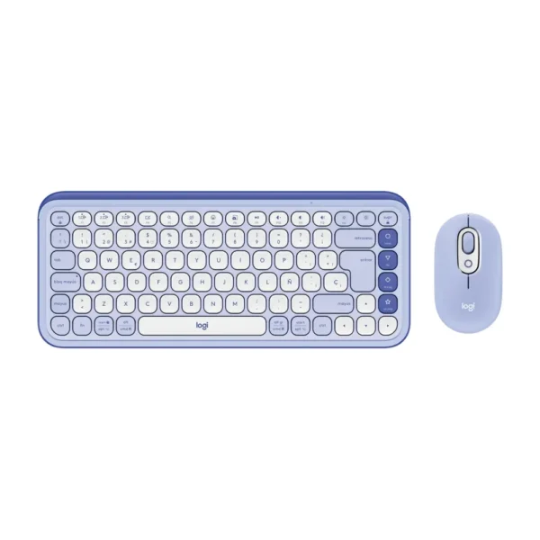 Teclado Y Mouse Logitech Pop Icon – Bluetooth – Lila