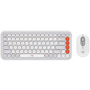Teclado y Mouse Logitech POP – Inalambrico -Blanco