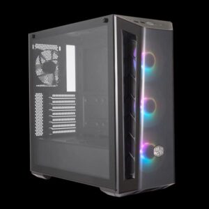 CASE GAMING RGB COOLER MASTER MASTERBOX MB520 MID TOWER VENTILADORES 4 DE 120MM CON VIDRIO LATERAL MCB-B520-KGNN-RGA NEGRO