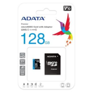 MEMORIA MICRO SDXC 128GB ADATA AUSDX128GUI3V30SA2-R 100MB/S