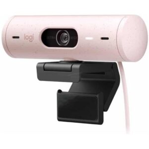 Cámara Web Logitech Brio 500 – Rosa