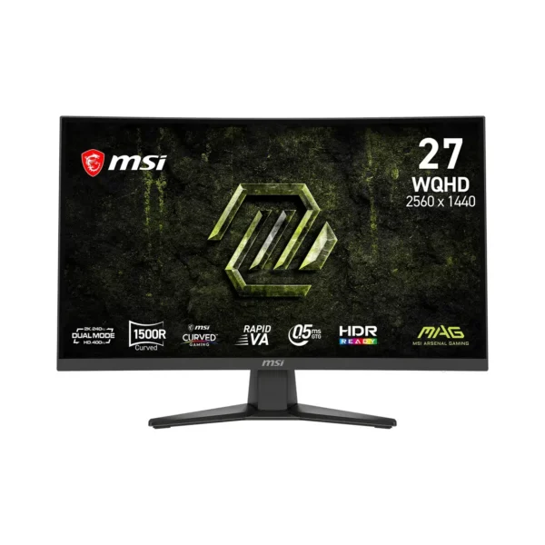 MONITOR LED 27″ MSI MAG 275CQDF X24 CURVO 0.5MS – 240HZ – 2560X1440