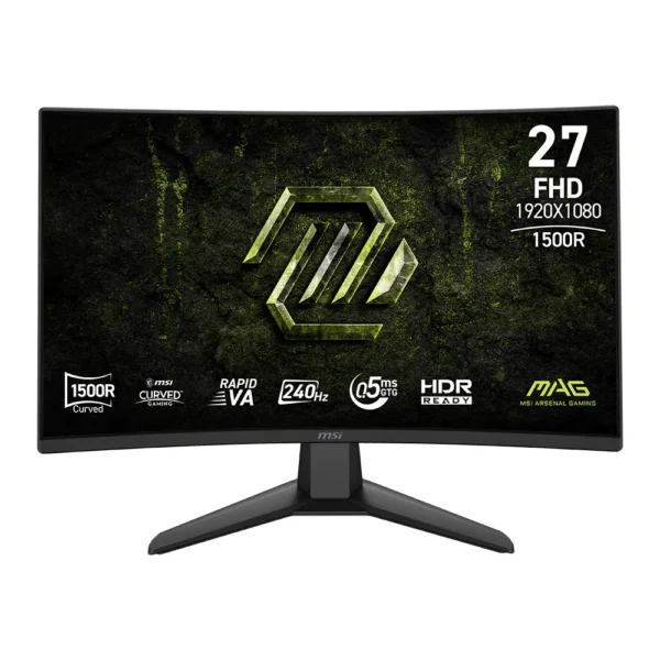 MONITOR LED 27″ MSI MAG 274CF X24 CURVO 0.5MS – 240HZ – 1920X1080