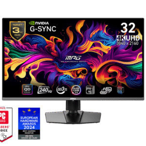 MONITOR 31.5″ MSI MPG 321URX QD-OLED 0.03MS – 240HZ – 3840X2160