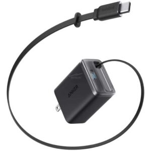 ANKER NANO CHARGER 35W CON CABLE RETRACTIL