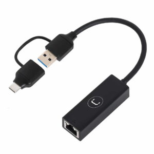 Adaptador UNNO 2 EN 1 USB A RJ45