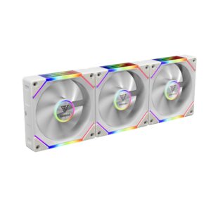 VENTILADOR GAMDIAS AEOLUS P2 1203 ARGB – 3PACK – BLANCO