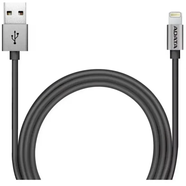 CABLE ADATA USB-A A LIGHTNING – TITANIUM