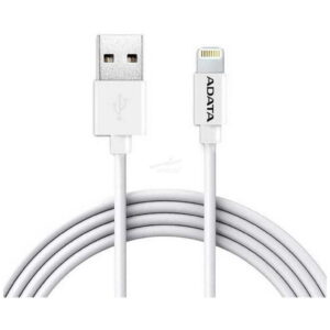 CABLE ADATA USB-A A LIGHTNING – BLANCO