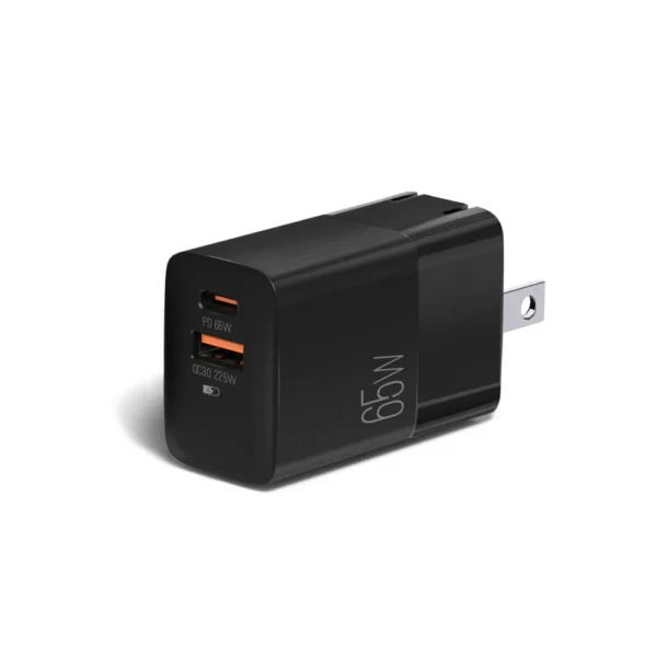 CARGADOR DE PARED ARGOM VOLTA P7 – USB-C Y USB – 65W