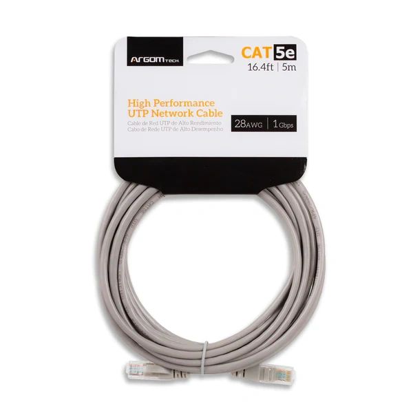 CABLE DE RED ARGOM CAT 5e 16.4FT 5M
