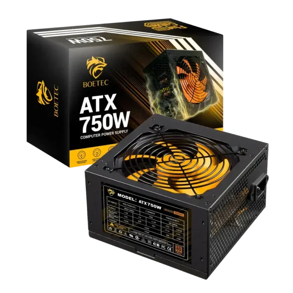 FUENTE DE PODER 750 WATTS BOETEC 80+ BRONZE