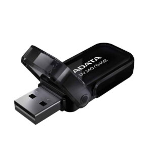 Memoria USB ADATA UV240 – USB 2.0 – 64GB – NEGRO
