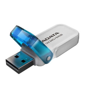 MEMORIA USB 64GB ADATA  AUV240 USB-A 2.0 AUV240-64G-RWH BLANCO / AZUL