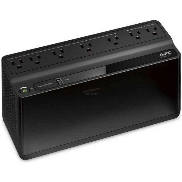 UPS APC BACK-UPS 600VA-330WATTS – 7 TOMAS CON PUERTO USB