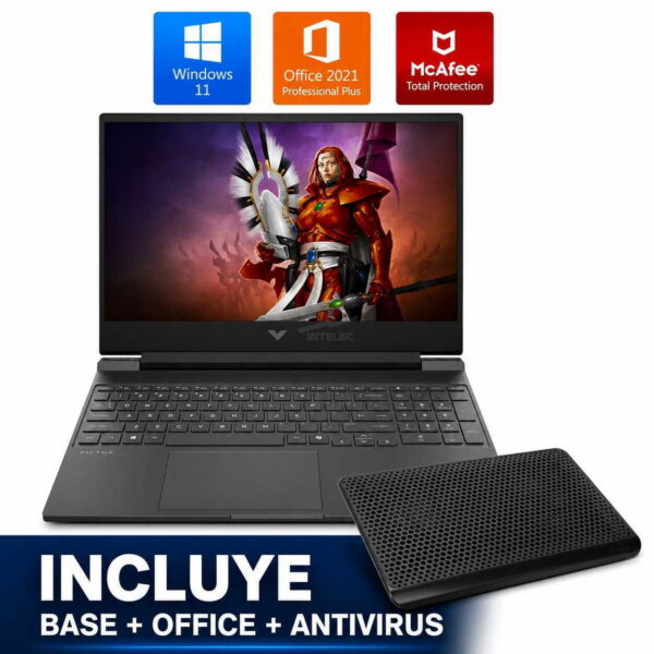 COMBO LAPTOP HP VICTUS 15-FB3093DX R7-7445HS – 16GB – 512GB-SSD – RTX-4050 – 15.6″ – W11
