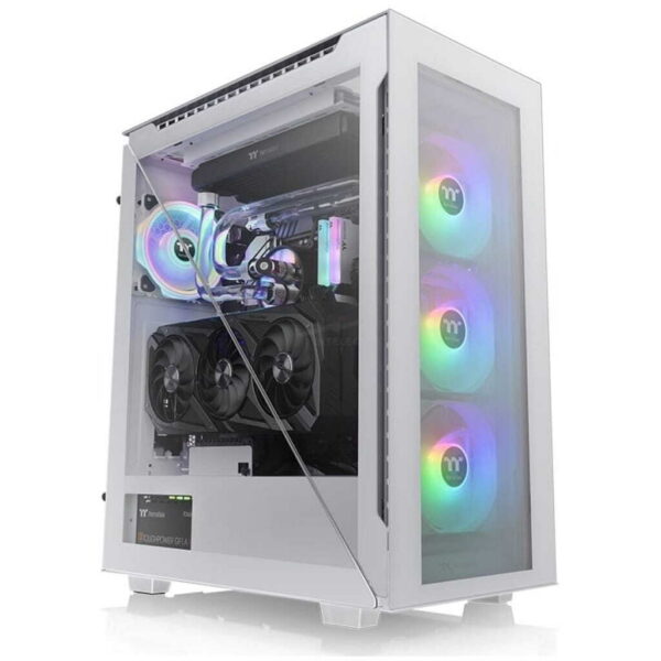 CASE THERMALTAKE DIVIDER 500 ARGB – TEMPERADO – BLANCO – MID TOWER