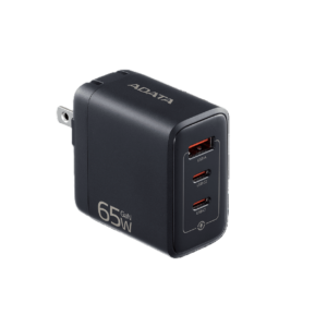 CARGADOR DE PARED ADATA – 1 USB- 2 USB-C – 65W – NEGRO