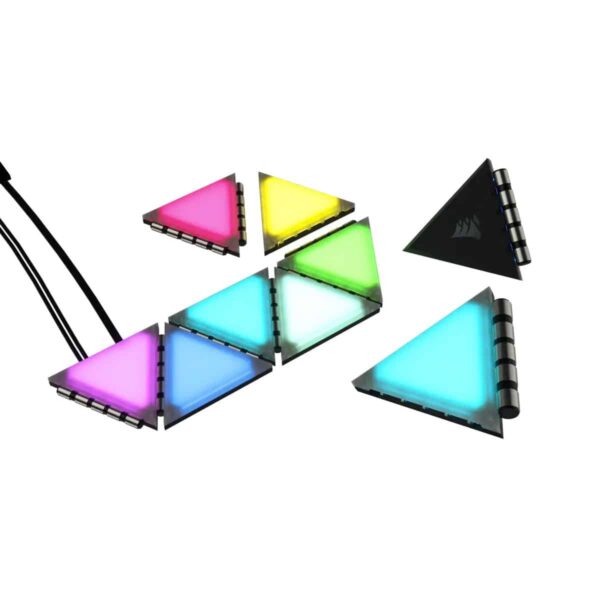 Paneles de iluminacion para Case iCUE LC100 – Minitriangulos