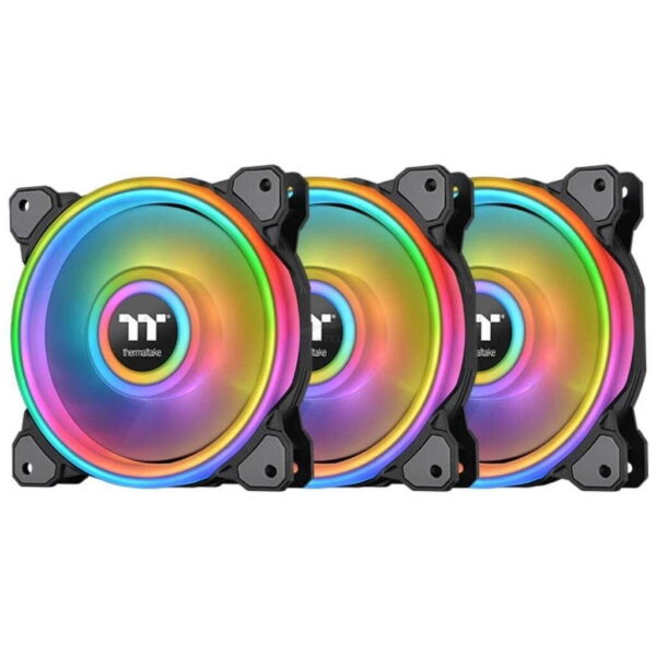 VENTILADOR THERMALTAKE RIING QUAD 12 RGB – 3PACK