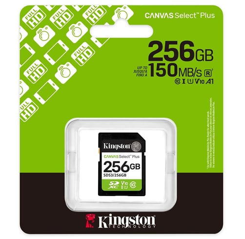 Kingston SD Canvas Select Plus – 256GB