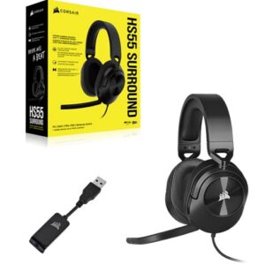 Corsair HS55 Surround  V2 – Dolby Atmos – Negro