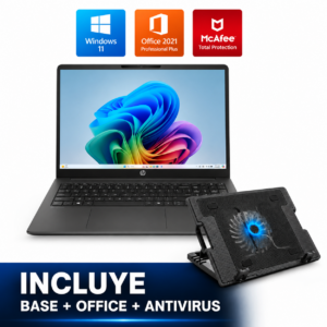 COMBO LAPTOP HP OMNIBOOK 3 16-BZ0010WM SNAPDRAGON X X1-26-100 – 16GB – 512GB-SSD – 16″ – W11