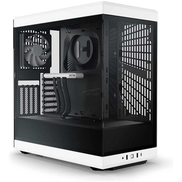 CASE HYTE Y40 – ATX – TEMPERADO – BLANCO – NEGRO – MID TOWER