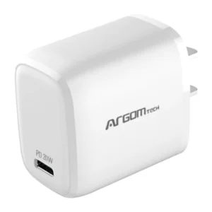 CARGADOR ARGOM FAST CHARGE DE PARED USB TYPE-C ARG-AC-0114WT