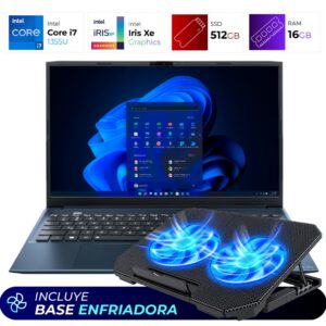 Combo Laptop + Base Enfriadora – Dynabook Satellite Pro C50-K – Intel i7 1355U – 16GB – 512GB