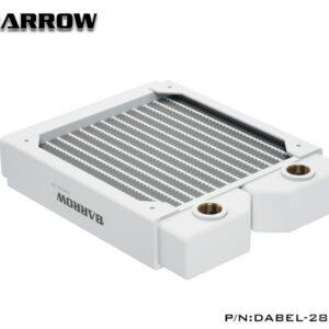 Radiador Barrow Dabel 28mm – 120mm – Blanco