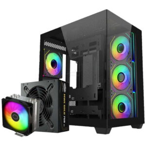 CASE COOLER MASTER ELITE 690 + FUENTE GOLD 750 V3NM + HYPER 212 SPECTRUM V3