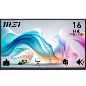 MSI Pro MP165 E6 – 16″ – FHD – 60Hz – IPS – Portable