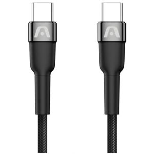 Cable Argom Dura Speed 240W Ultra Fast Charce & Sync Cable – Tipo C a Tipo C – 3M – Negro