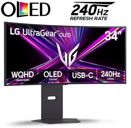 LG UltraGear – 34″ – WQHD – 240Hz – OLED