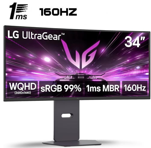 LG UltraGear 34G600A-B – 34″ – WQHD – 160Hz – VA