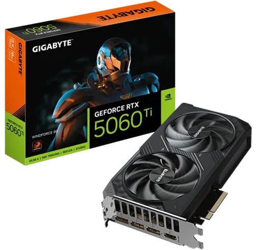 Gigabyte RTX 5060 TI WindForce – 8GB