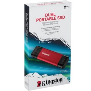 Kingston SSD Externo – 2TB – Dual Portable