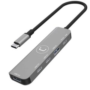 Hub Unno Tekno 4 puertos  – USB C – HB1012GY