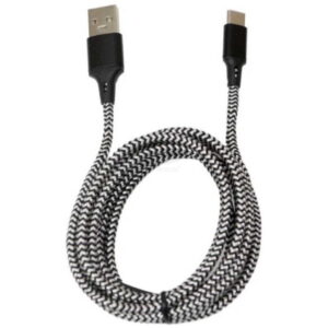 CABLE NOVA TRENZADO USB-C A USB-A – 1.8 METROS – CARGA RAPIDA