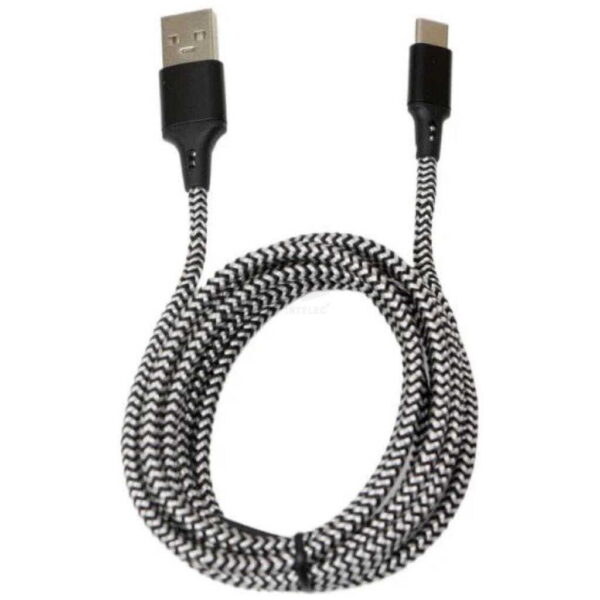 CABLE NOVA TRENZADO USB-C A USB-A – 1.8 METROS – CARGA RAPIDA