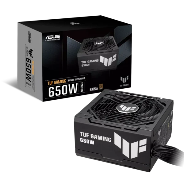 Fuente de poder Asus TUF 650 Watts 80+ Bronze