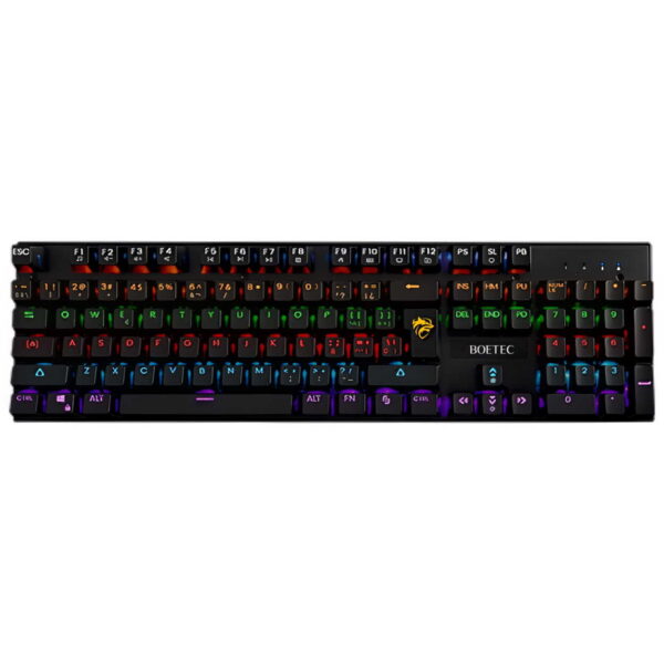 TECLADO GAMING BOETEC GMT-607 – MECANICO – RGB