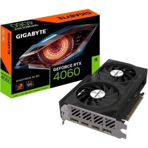 Gigabyte GeForce RTX 4060 WindForce OC 8G GV-N4060WF2OC-8GD| Compacta y Potente