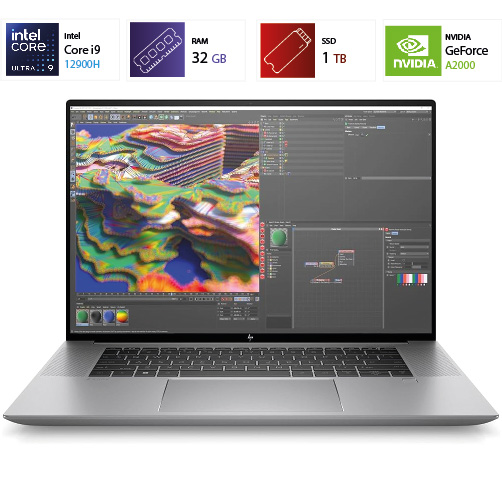 HP ZBook Studio G9 Mobile Workstation – i9 12900H – 32GB DDR5 – 1TB – RTX A2000 8GB