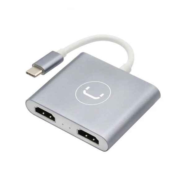 Hub UNNO USB-C a 2X HDMI