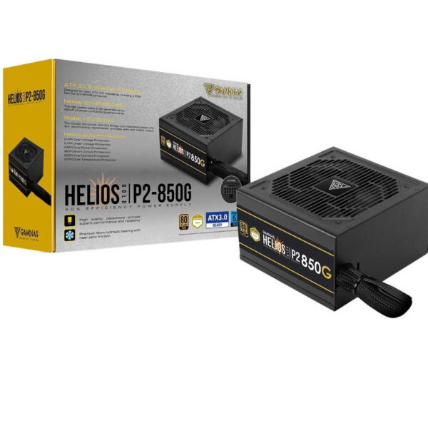 FUENTE DE PODER GAMDIAS HELIOS P2 850 WATTS 80+ GOLD
