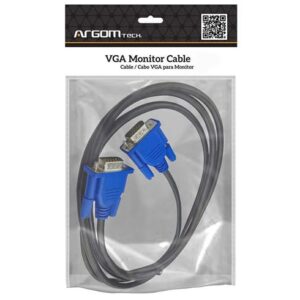 Cable Argom VGA Monitor Cable – 1.8M – Negro – ARG-CB-0075