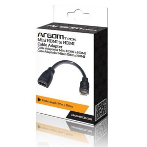Cable Argom Mini HDMI to HDMI Cable – Negro